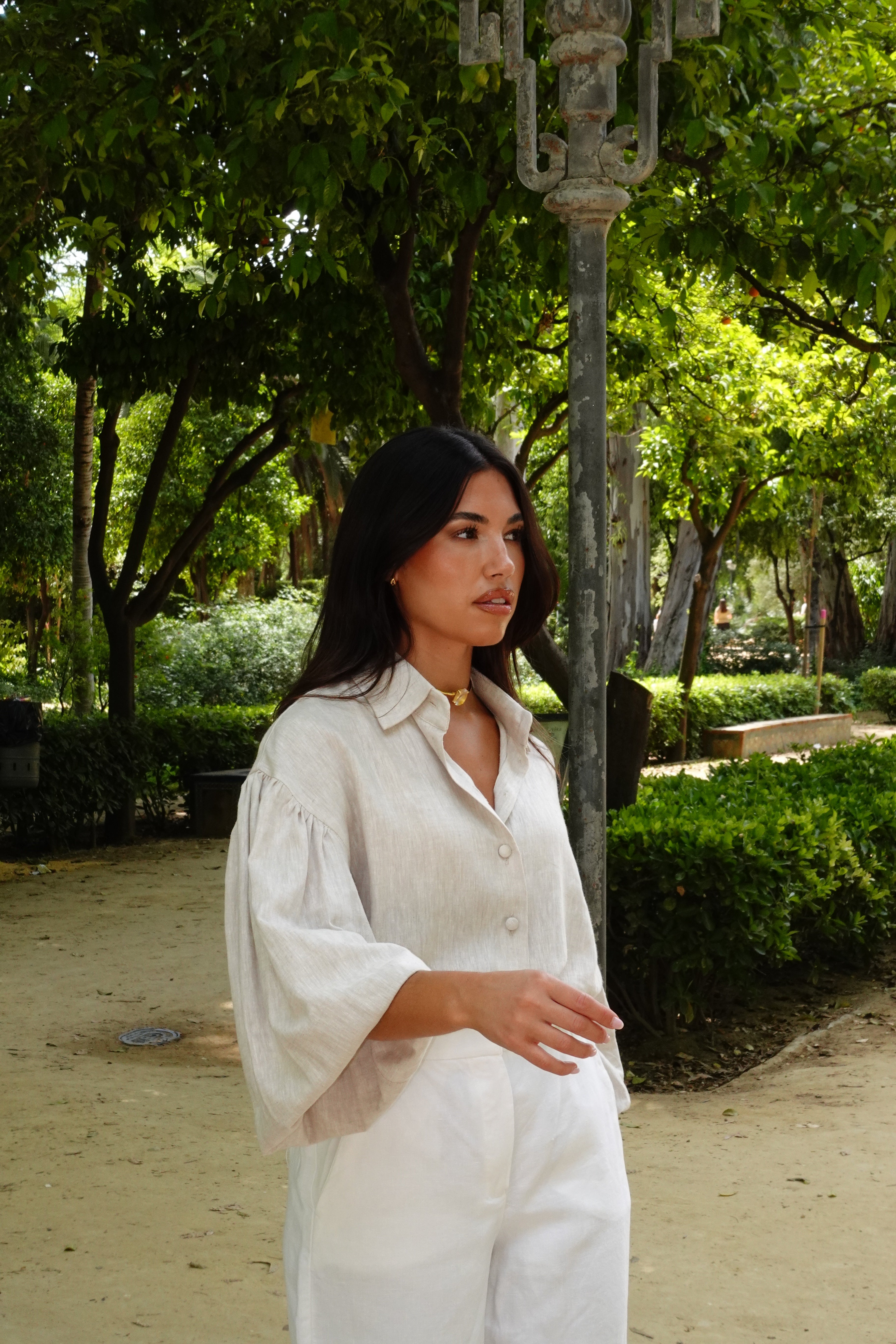 CAMISA MARTA NATURAL