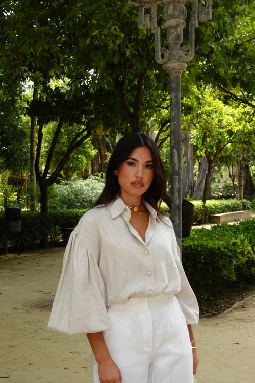 CAMISA MARTA NATURAL