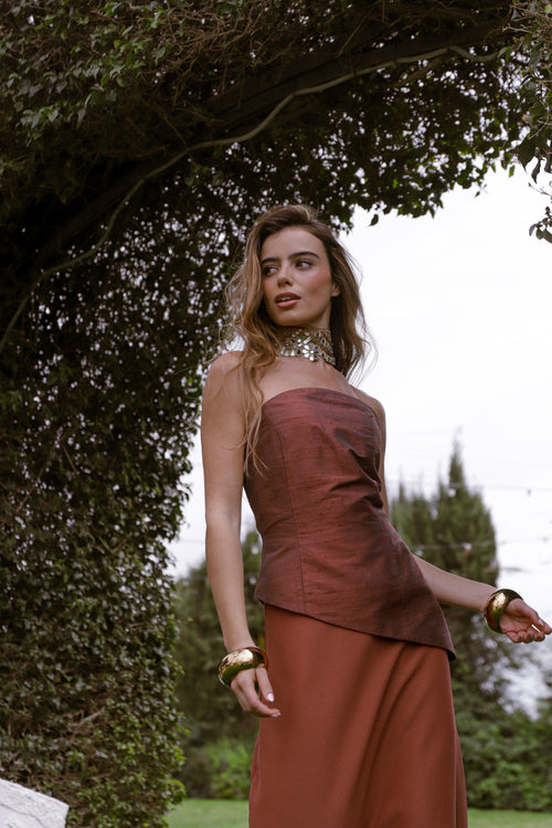 CONJUNTO ADELA MARRÓN